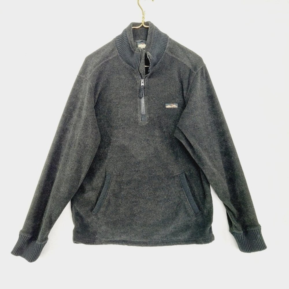 Kavu Black Polyester Long Sleeve High Neck Pullover Sweater 653